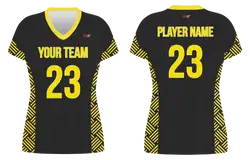 Custom side panel stripes adult youth volleyball jersey - Jersey