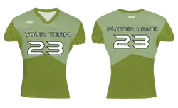 Custom perfect solids adult youth unisex football jersey - Jersey
