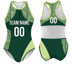 Custom water women speed suit greenery screen - Women-water-speed-suits