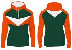 Custom double vector quarter-zip adult youth unisex hoodie - Hoodie