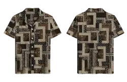 Custom short sleeve collared shirt adult youth unisex motif - Short-sleeve-collared-shirts