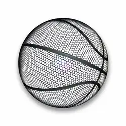 Custom dotted white & black basketballs - Basketball-balls