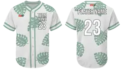 Custom falling leaves nature adult youth unisex baseball jersey - Jersey