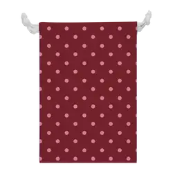 Custom drawstring tote bag polka delight - Drawstring-tote-bags