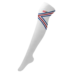 Custom cheerleading socks adult youth unisex patriotic stripes - Socks