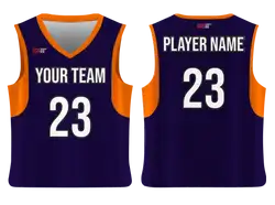 Custom classic two tone armhole solids adult youth unisex basketball jersey - reversible uniform - Jersey