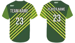 Custom diagonal lines adult youth unisex softball jersey - Jersey