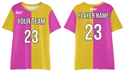 Custom moisture-wicking halved adult youth unisex shirt - Jersey