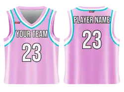 Custom classic two tone solids adult youth unisex basketball jersey - reversible uniform - Jersey