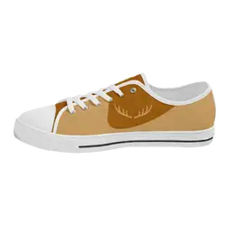 Custom low top canvas shoes white vibe - Low-top-shoes