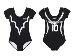 Custom short sleeve  gymnastic uniform adult youth fluid precision - Gymnastics-uniforms