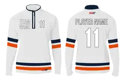 Custom 2-stripe quarter-zip adult youth unisex jacket - Jacket