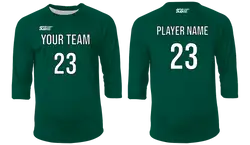 Custom elegant adult youth unisex 3/4 sleeve shirt - Shirt-3-4-sleeve