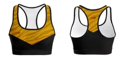 Custom adult youth unisex sports bra fearless drive - Track-sports-bras