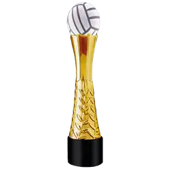 Gold design ball trophies awards - Trophies-awards