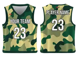 Custom hunter camo adult youth unisex wedding jersey - reversible uniform - Jersey
