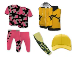 Custom superb camo design adult youth unisex football long jersey - Jersey