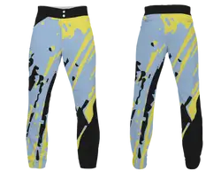 Custom paint spill abstract adult youth unisex softball pants - Softball-pants