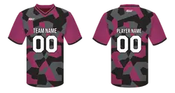 Custom superb camo design adult youth unisex football long jersey - Jersey