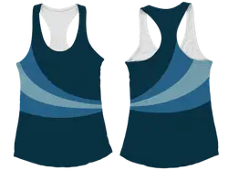 Custom new track racerback sleeveless shirts-style 1 - Shirt-sleeveless