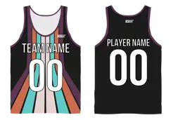 Custom black lining color adult youth unisex tank top - Tank-top