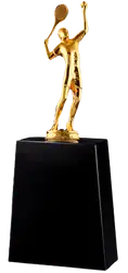 Golden man tennis trophies awards - Trophies-awards