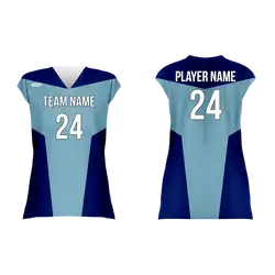 Custom women sleeveless scrubs top tranquil depths - Scrub-tops