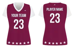 Custom six stars adult youth volleyball jersey - Jersey
