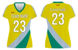 Custom sharp stripes solids adult youth volleyball short sleeve jersey - Jersey