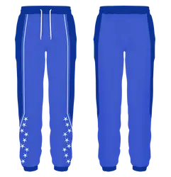 Custom bottom side stars adult youth unisex sweatpants - Sweatpant