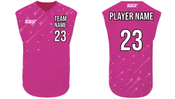 Custom moving stars sleeveless adult youth unisex softball jersey - Jersey