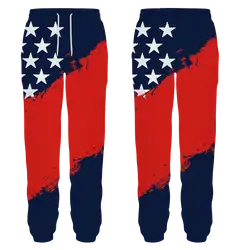 Custom dance joggers adult youth unisex patriotic stripes - Dance-joggers