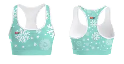 Custom adult youth unisex sports bra botanical design - Sports-bras