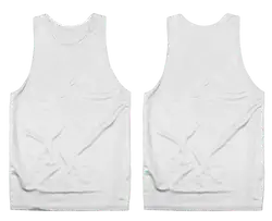 Custom white adult youth unisex pinnies - Pinnies
