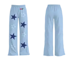Custom wide leg pants adult youth unisex starfall - Wide-leg-pants
