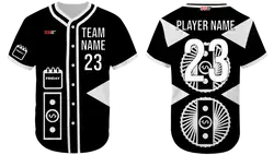 Custom currency adult youth unisex softball black friday jersey - Jersey