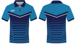 Custom blue waves  adult youth unisex polo - Golf-polos