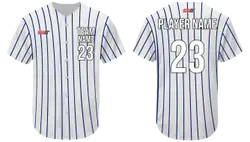 Custom vertical stripe adult youth unisex baseball jersey - Jersey