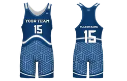 Custom adult youth unisex powerlifting suits abstract box - Powerlifting-singlets