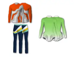 Custom figure skating long sleeve jersey adult youth unisex ultimate strength - Figure-skating-jerseys