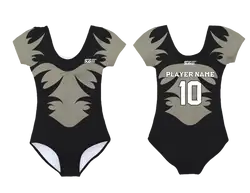 Custom short sleeve  gymnastic uniform adult youth heroic flair - Gymnastics-uniforms