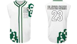 Custom  blocks abstract sleeveless adult youth unisex softball jersey - Jersey