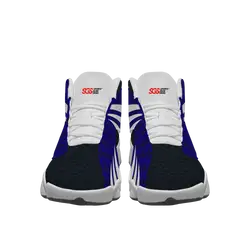 Custom basketball shoes white slam drive - Basketball-shoes