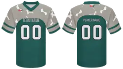 Custom geometric abstract adult youth unisex football jersey - Jersey