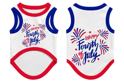 Custom pet holiday  basketball jersey firework fun - Pets-basketball-jersey