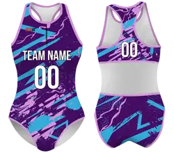 Custom water women speed suit violet veil - Women-water-speed-suits