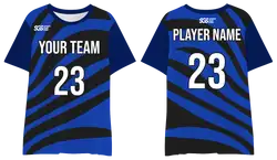 Custom moisture-wicking tilted adult youth unisex shirt - Jersey