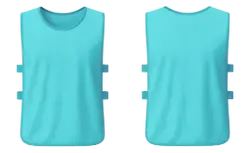 Training vest adult youth unisex lake blue - Training-vests