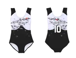 Custom sleeveless gymnastic uniform adult youth sakura charm - Gymnastics-uniforms