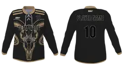 Custom huge horn youth unisex hockey jersey laces - Jersey